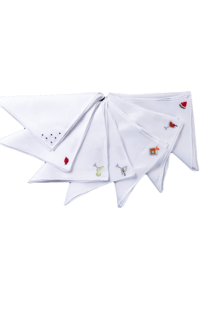 ORANGESQUARE Linen Handkerchief